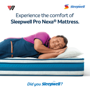 Sleepwell Nexa Classic Mattress | Resitec Foam | Single Bed Size | Medium Firm | Neem Fresche Technology | Anti Sag Mattress | (25H cm) - Image 5