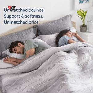 Sleepwell Spring Fresh Classic Mattress | 3 Zone Profiled Resitec Foam | Single Bed Size | Pocket Spring | Neem Fresche Technology | Anti Sag Mattress | (25H cm) - Image 3