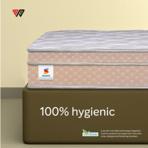 Sleepwell Spring Fresh Classic Mattress | 3 Zone Profiled Resitec Foam | Single Bed Size | Pocket Spring | Neem Fresche Technology | Anti Sag Mattress | (25H cm) - Image 5