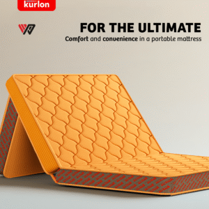 Kurlon Aaram Mattress | Tri-Fold Mattress | Travel Mattress | Medium-Firm Support | Rubberized Natural Coir | Compact & Easy Storage | Single Size | 190x90x10 Cms | - Image 4