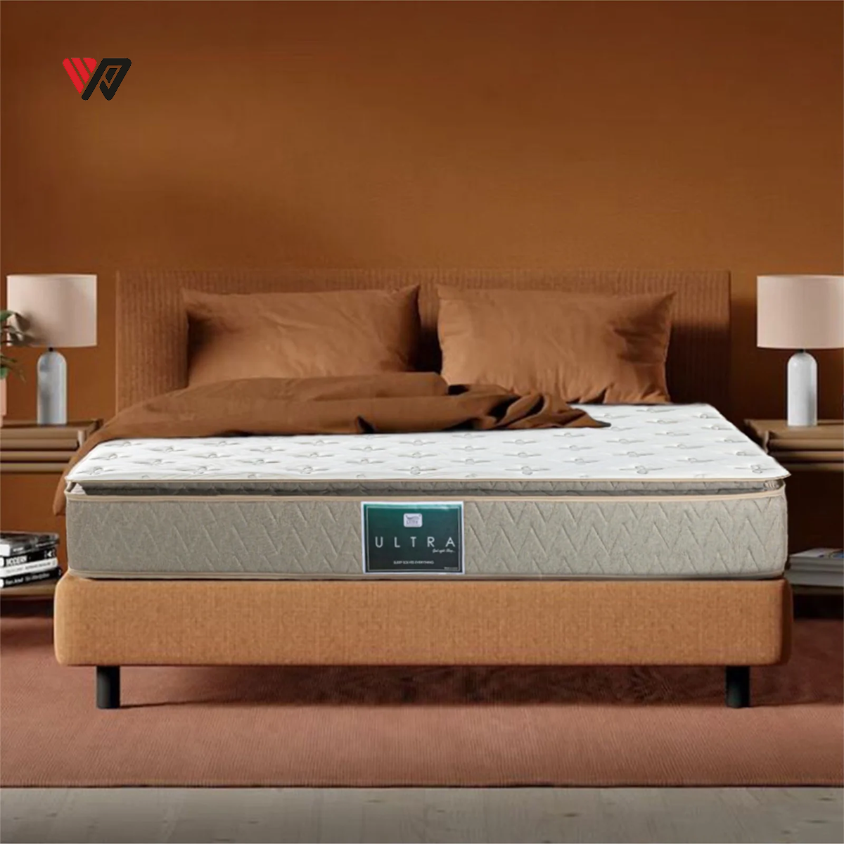 Ultra Pillow Top Pocket Spring Soft Mattress